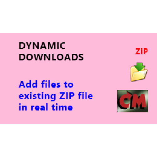 Test Download Add files to ZIP file